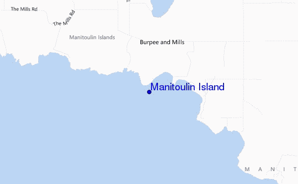 carte de localisation de Manitoulin Island