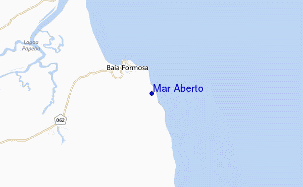 carte de localisation de Mar Aberto