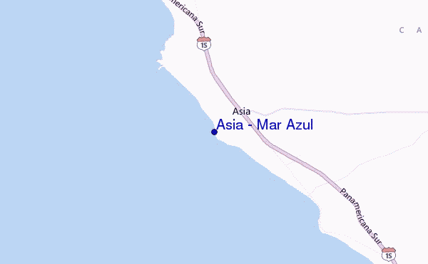 carte de localisation de Asia - Mar Azul