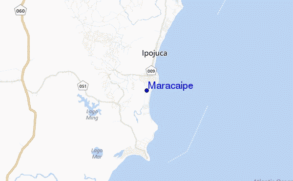 carte de localisation de Maracaipe