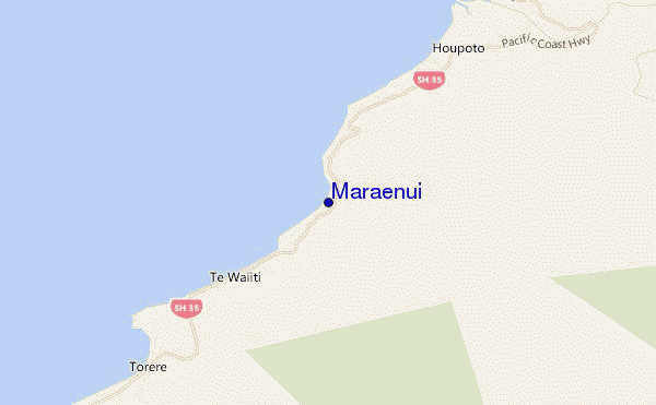 carte de localisation de Maraenui