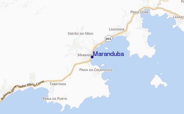 carte de localisation de Maranduba