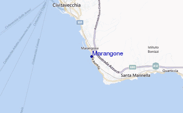 carte de localisation de Marangone