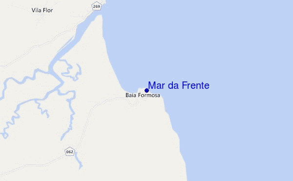 carte de localisation de Mar da Frente