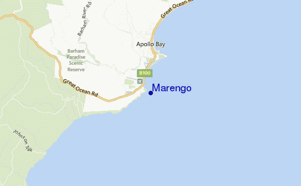 carte de localisation de Marengo