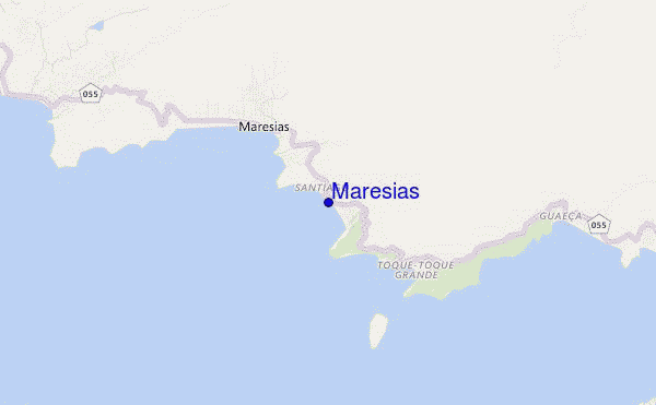 carte de localisation de Maresias
