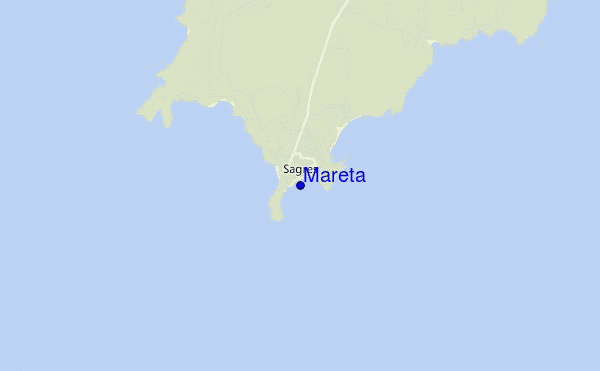 carte de localisation de Mareta