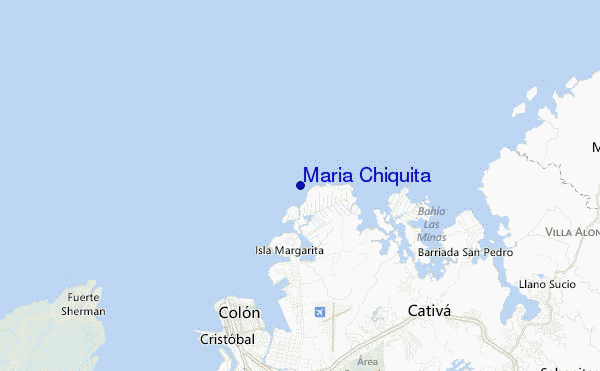 carte de localisation de Maria Chiquita