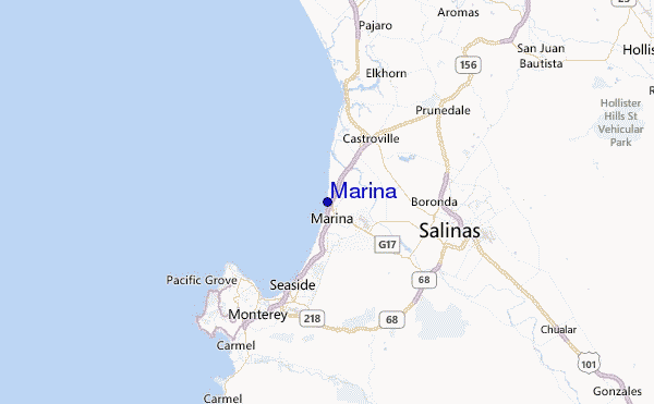 Marina Location Map