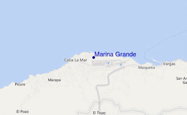 carte de localisation de Marina Grande