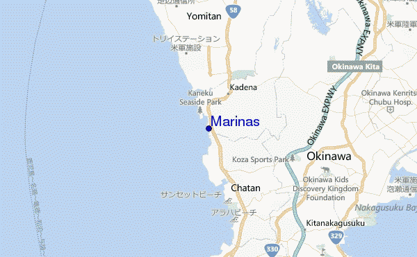 carte de localisation de Marinas