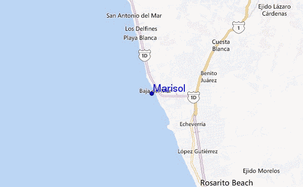 carte de localisation de Marisol