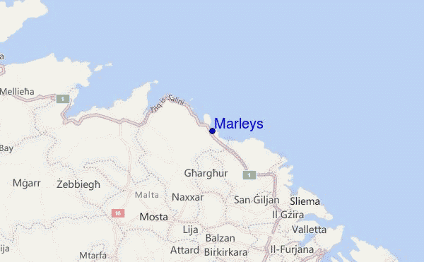 carte de localisation de Marleys