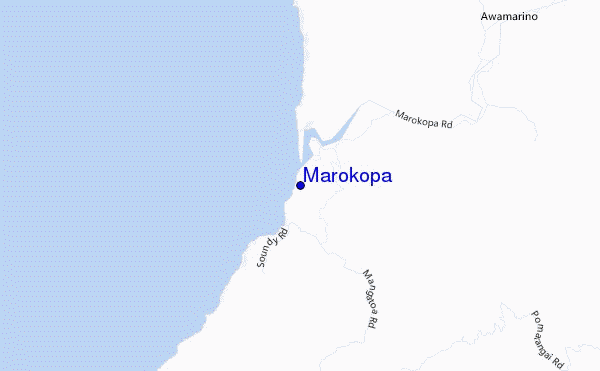 carte de localisation de Marokopa
