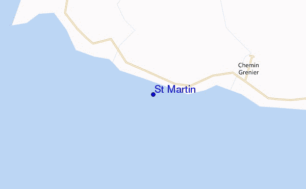 carte de localisation de St Martin