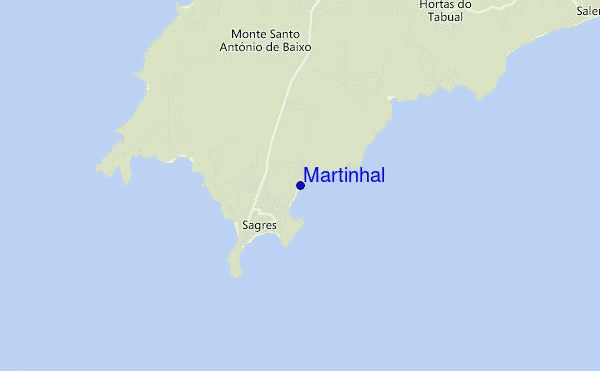 carte de localisation de Martinhal