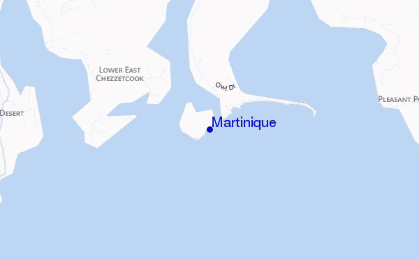 carte de localisation de Martinique