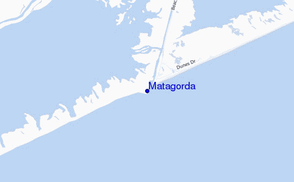 carte de localisation de Matagorda