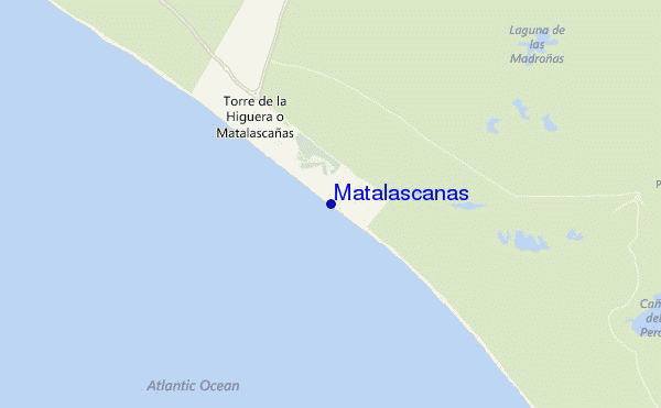 carte de localisation de Matalascañas