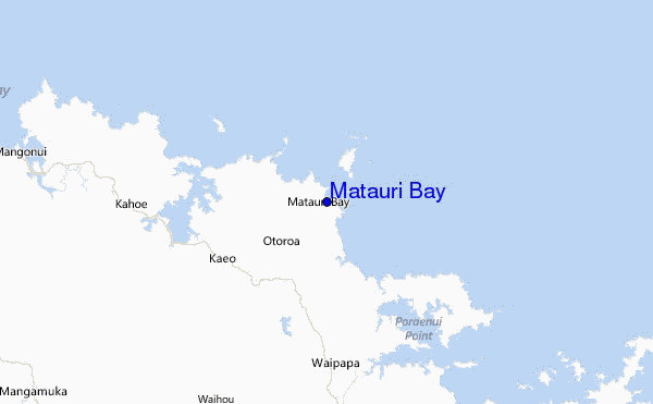 Matauri Bay Location Map