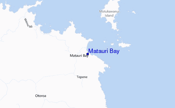 carte de localisation de Matauri Bay