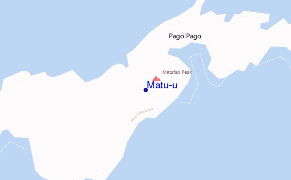 carte de localisation de Matu'u