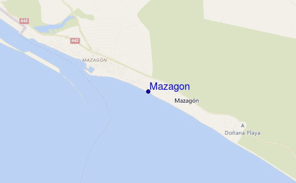 carte de localisation de Mazagon