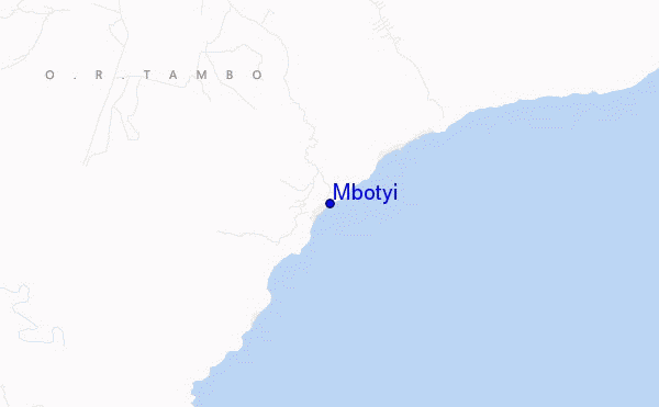 carte de localisation de Mbotyi