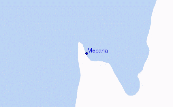 carte de localisation de Mecana