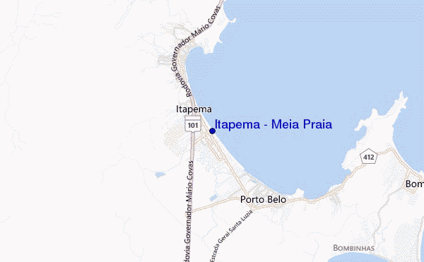 carte de localisation de Itapema - Meia Praia