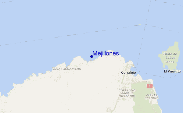 carte de localisation de Mejillones