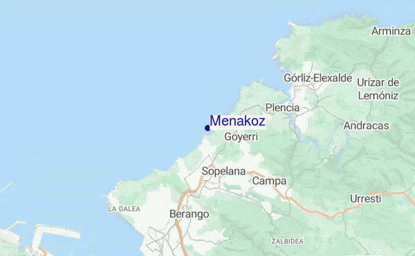 carte de localisation de Menakoz