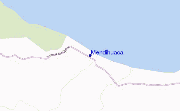 carte de localisation de Mendihuaca