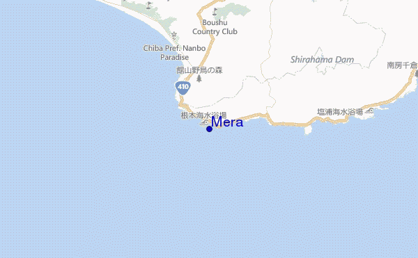 carte de localisation de Mera