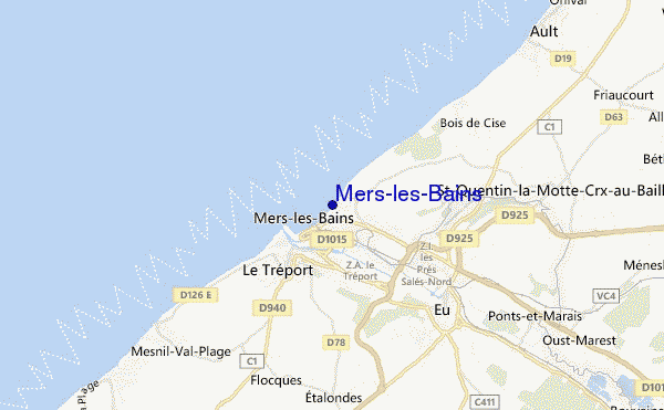 carte de localisation de Mers-les-Bains