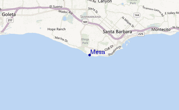 carte de localisation de Mesa