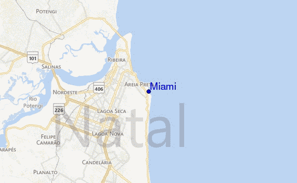 carte de localisation de Miami