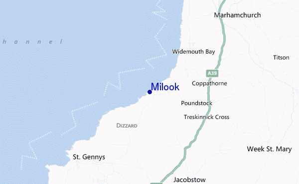 carte de localisation de Milook