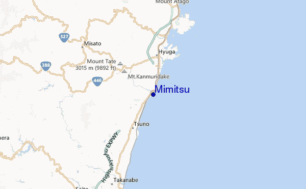 Mimitsu Location Map