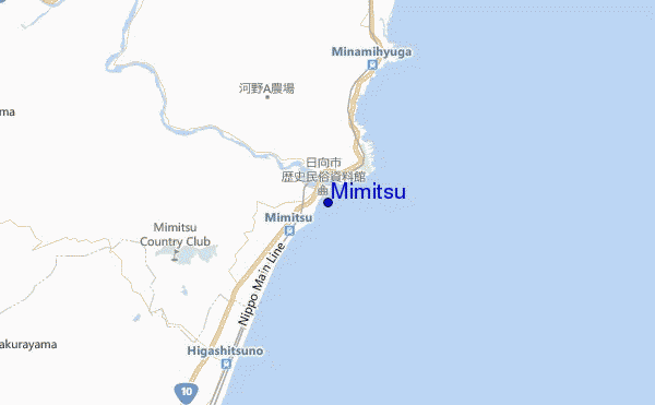 carte de localisation de Mimitsu