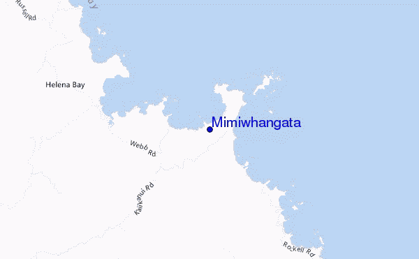 carte de localisation de Mimiwhangata