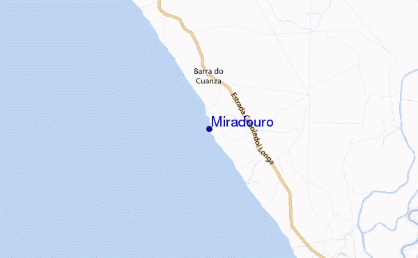 carte de localisation de Miradouro