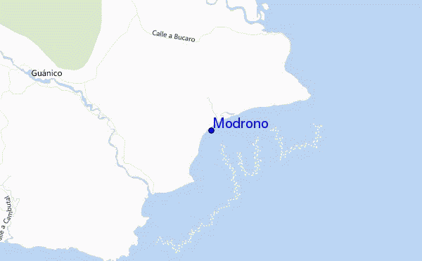 carte de localisation de Modrono
