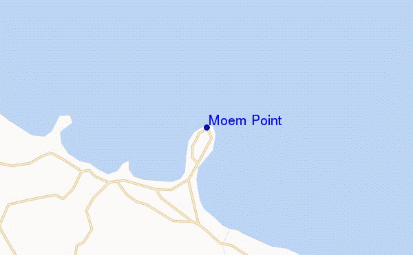 carte de localisation de Moem Point