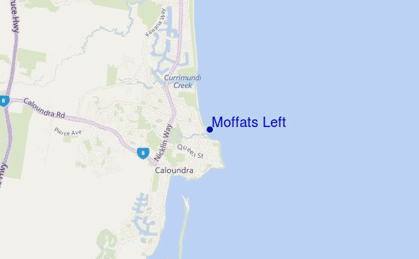 carte de localisation de Moffats Left