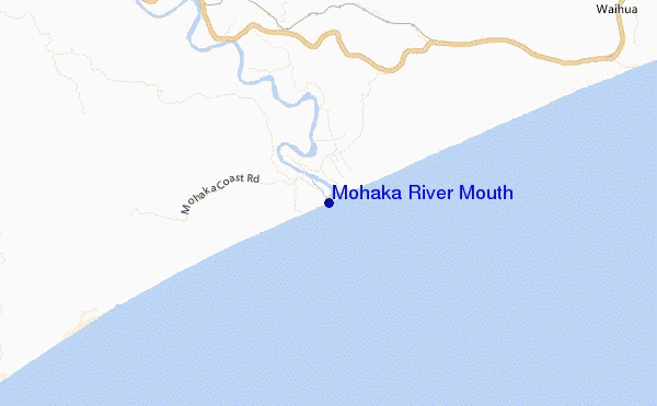carte de localisation de Mohaka River Mouth