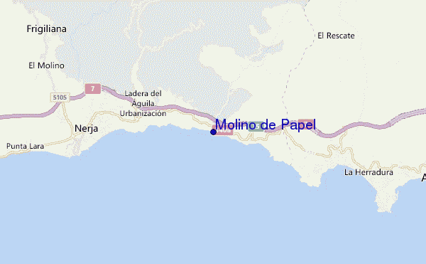 carte de localisation de Molino de Papel