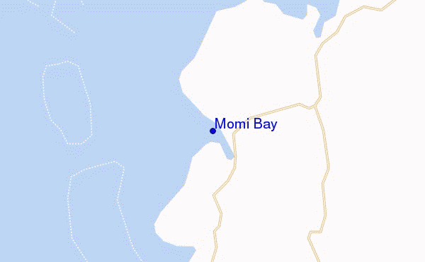 carte de localisation de Momi Bay