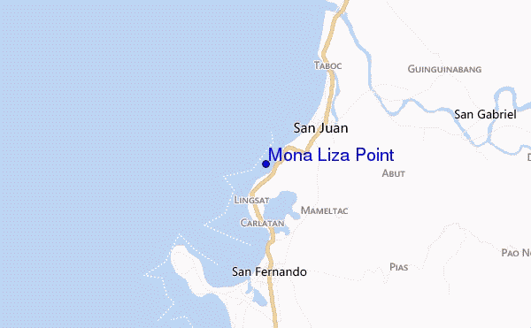 carte de localisation de Mona Liza Point