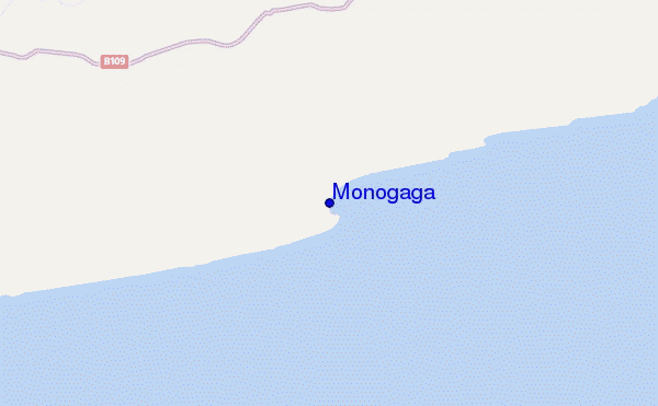 carte de localisation de Monogaga